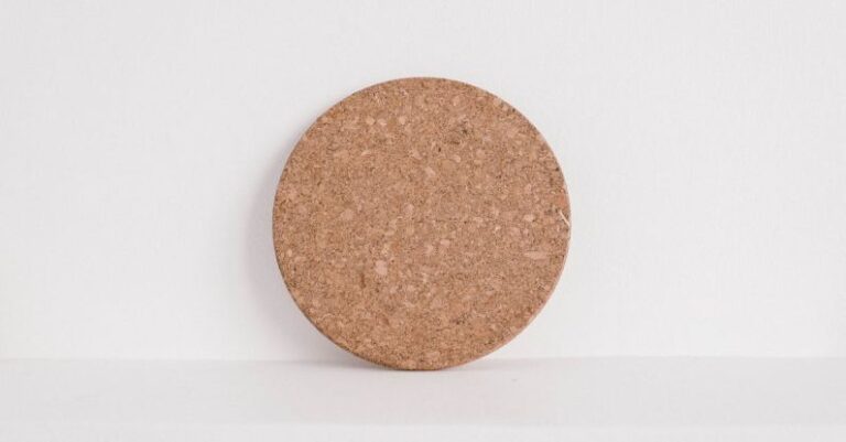 Cork - Round Brown Coaster