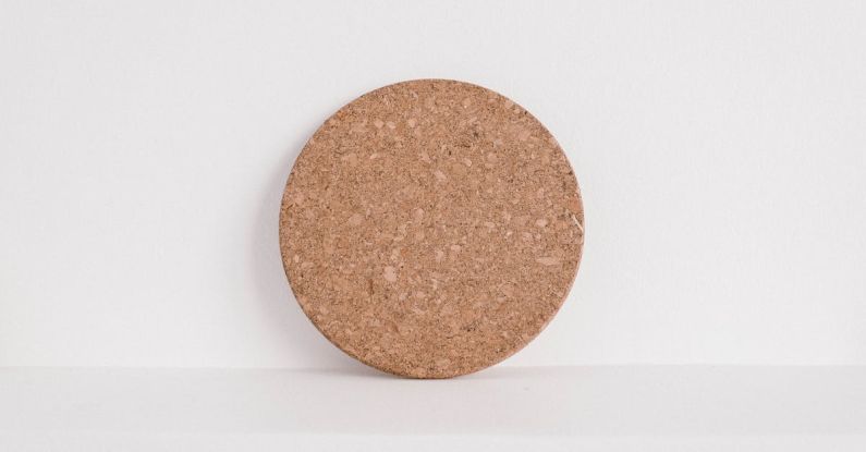 Cork - Round Brown Coaster