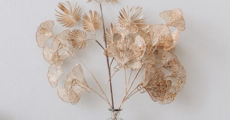 Wood Decor - Flower Vase On A Table