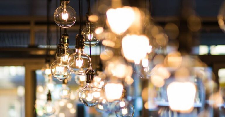 Lighting - Shallow Focus Photograph of Pendant Lamp