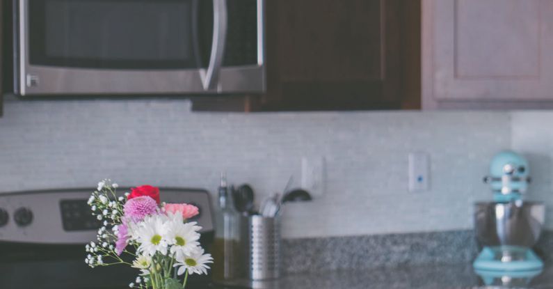 Kitchen Islands - Flowers In Vase